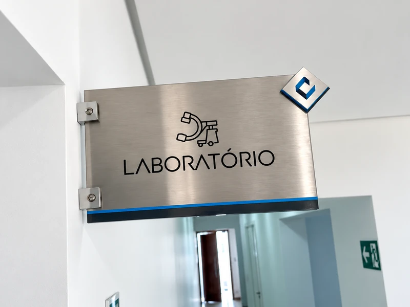 Entrada do laboratório técnico da Vital C